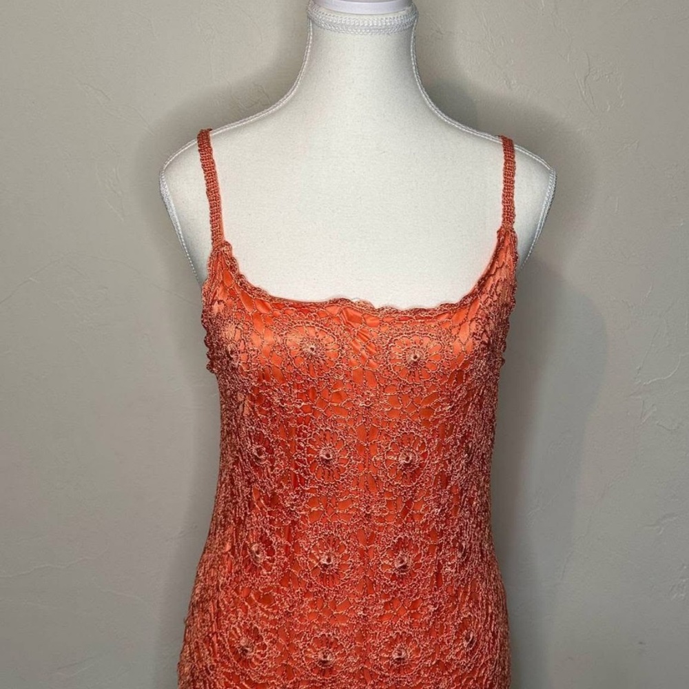 Orange Lace Women's Top